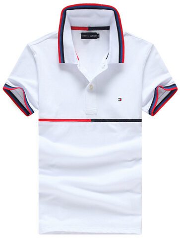 טומי הילפיגר-TOMMY POLO MEN'S TSHIRT - White