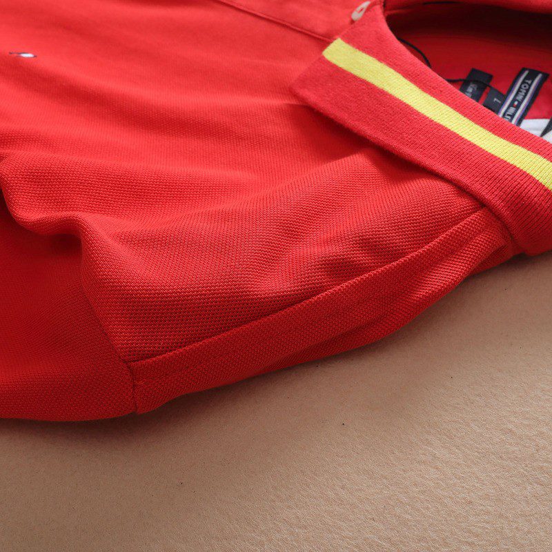 טומי הילפיגר-TOMMY POLO MEN'S TSHIRT - Alizarin – תמונה 6