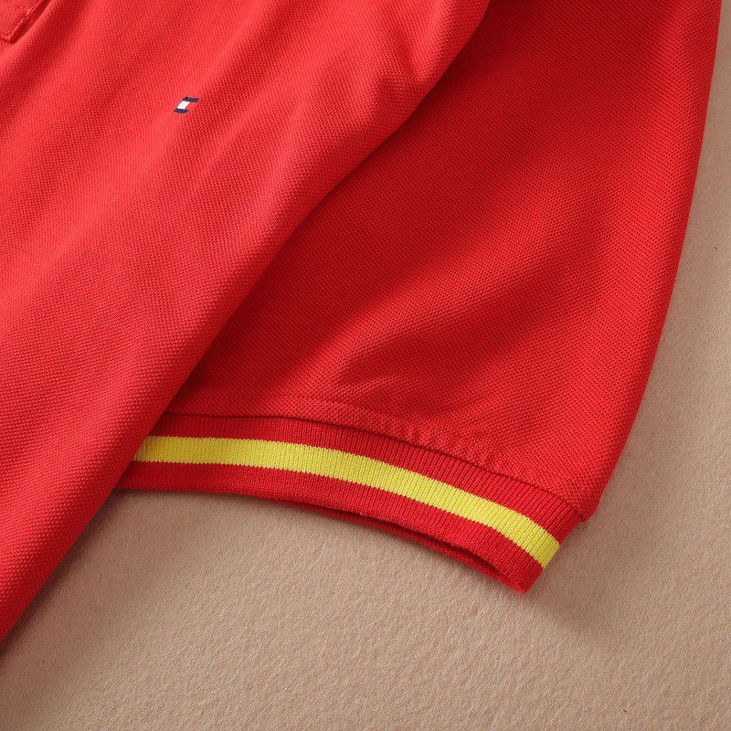 טומי הילפיגר-TOMMY POLO MEN'S TSHIRT - Alizarin – תמונה 8