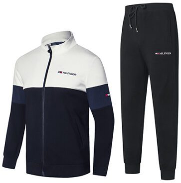 טומי הילפיגר-TOMMY SUIT-WHITE NAVY BLUE & BLACK