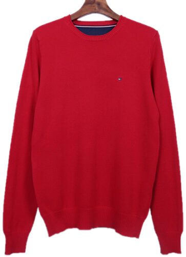 טומי הילפיגר-TOMMY SWETER MEN'S- RED