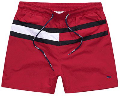טומי הילפיגר-TOMMY SWIM MEN'S - Fire Brick
