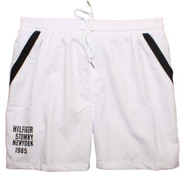 טומי הילפיגר-TOMMY SWIM MEN'S - WHITE & Black