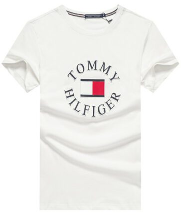 טומי הילפיגר-TOMMY TSHIRT MEN'S - WHITE