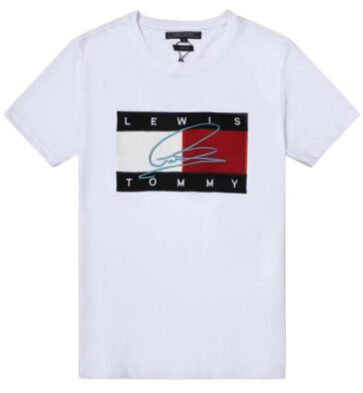 טומי הילפיגר-TOMMY TSHIRT MEN'S - WHITE