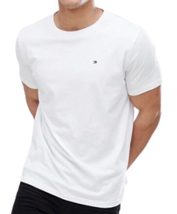 טומי הילפיגר-TOMMY TSHIRT MEN'S - WHITE