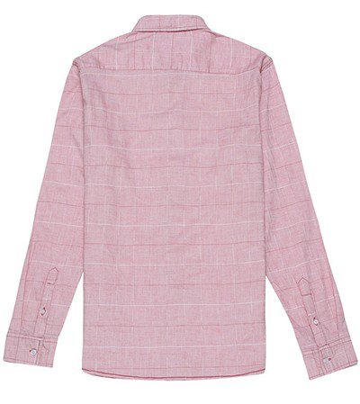 לקוסט-LACOSTE LONG MEN SHIRT - Pink Flare – תמונה 2