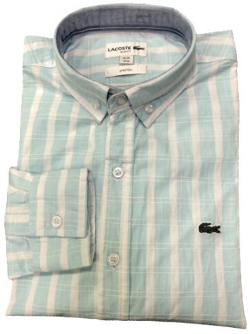 לקוסט-LACOSTE LONG MEN SHIRT - Rainee & WHITE