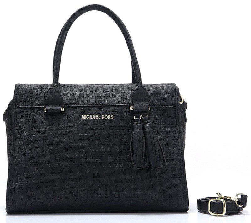 מייקל קורס-Michael Kors bag - Black Russian – תמונה 2