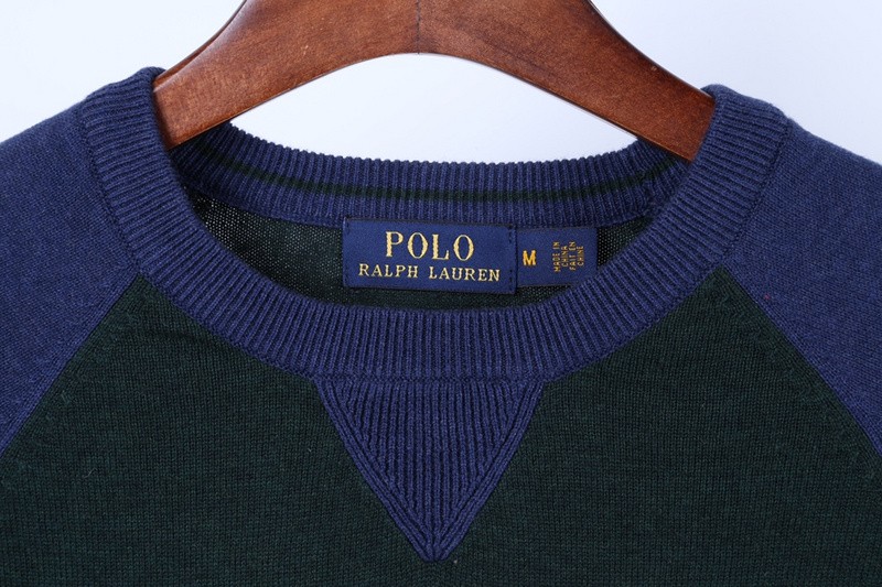 ראלף לורן-RALPH LAUREN SWETER MEN - NAVY BLUE & BLACK – תמונה 4