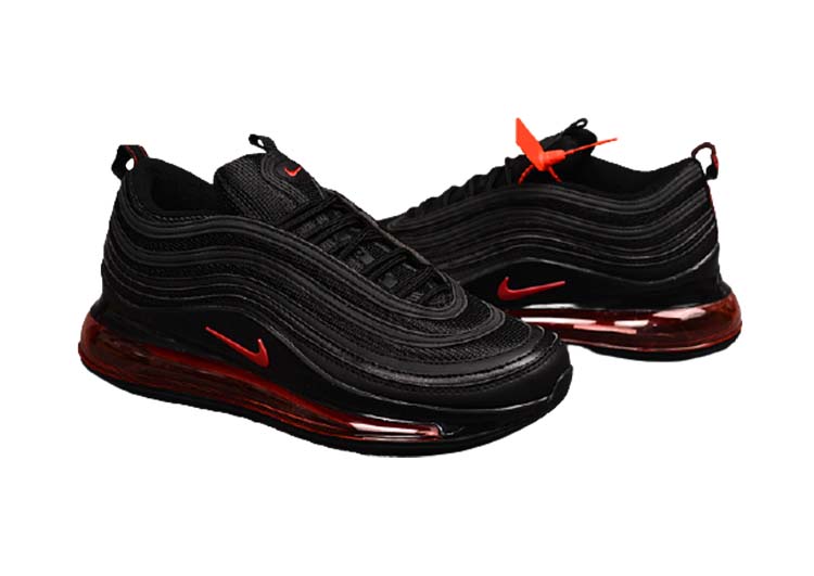 נעלי נייק-Nike Air Max 97 -Eclipse & Red Logo – תמונה 5