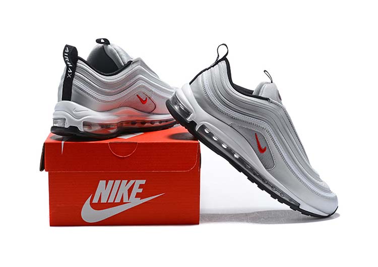 נעלי נייק-Nike Air Max 97 - Grey Chateau – תמונה 5