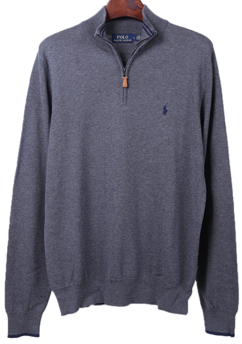 ראלף לורן-RALPH LAUREN SWETER MEN - Dark Gray