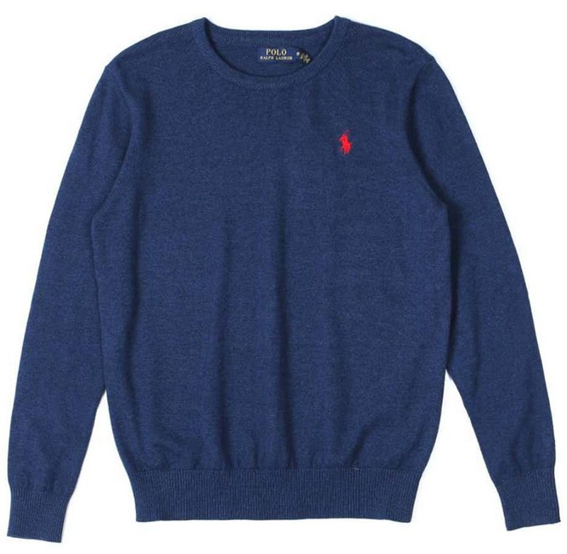 ראלף לורן-RALPH LAUREN SWETER MEN - Blue