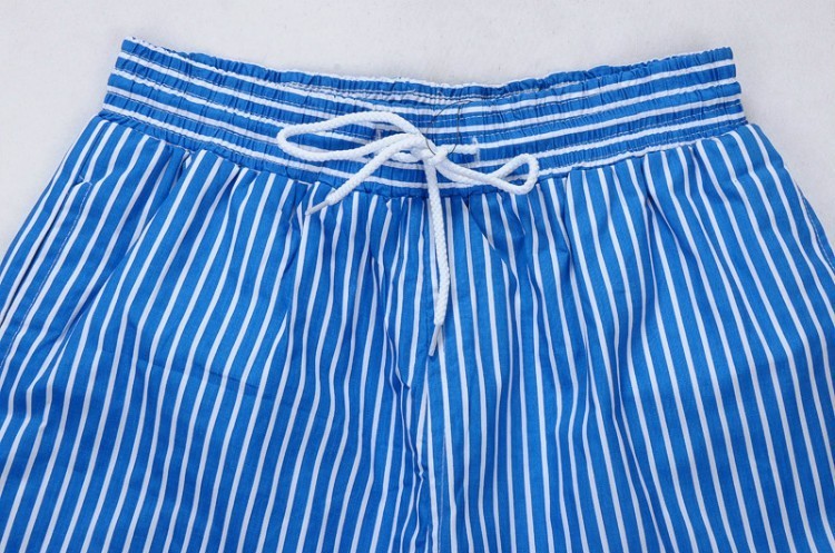 ראלף לורן-RALPH LAUREN SWIM BEACH SHORT MEN'S - Blue & White Combo – תמונה 11