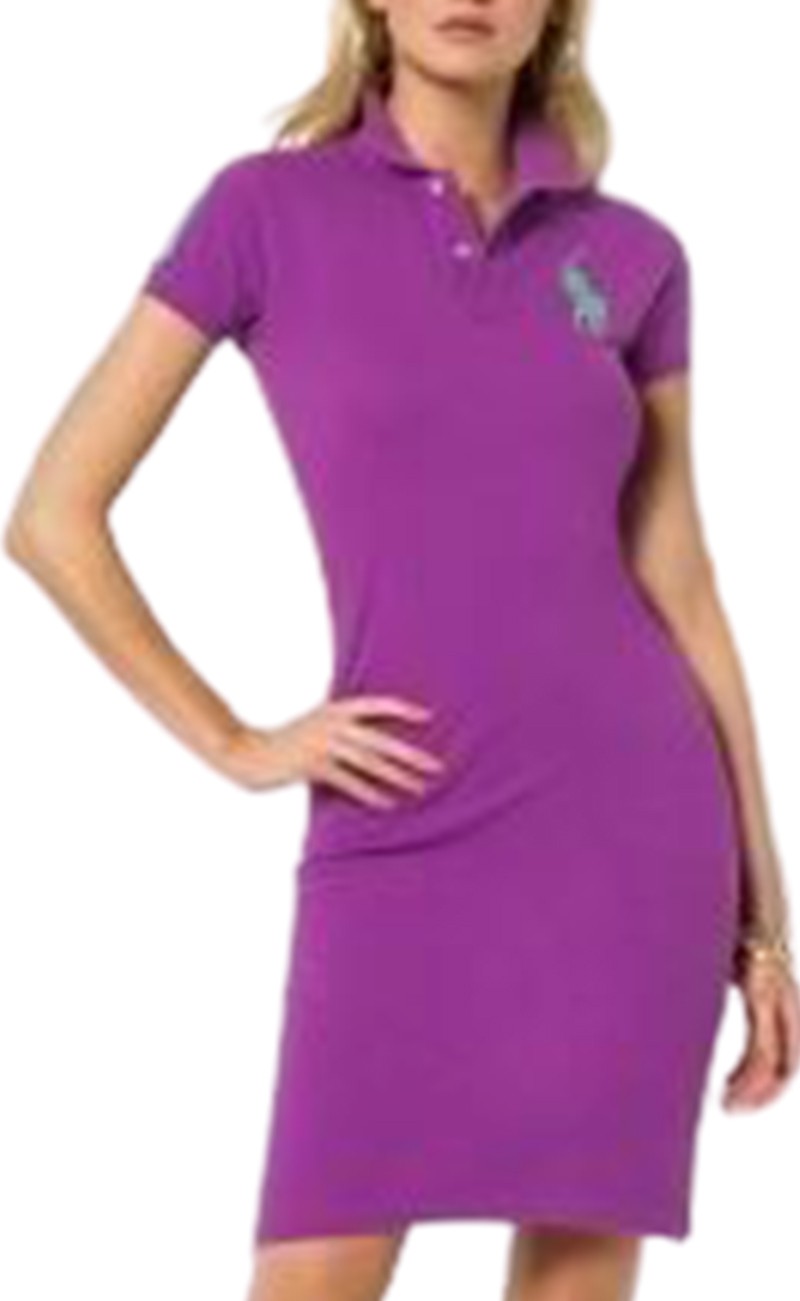 ראלף לורן-RALPH LAUREN DRESS WOMEN'S - Medium Red Violet