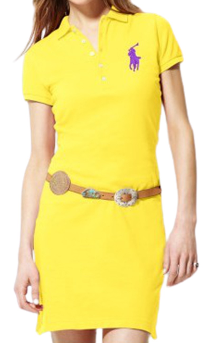 ראלף לורן-RALPH LAUREN DRESS WOMEN'S - Yellow