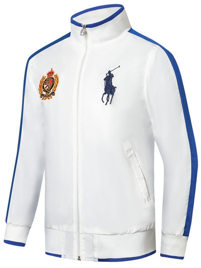 ראלף לורן-RALPH LAUREN POLO JACKET MEN - WHITE & BLUE