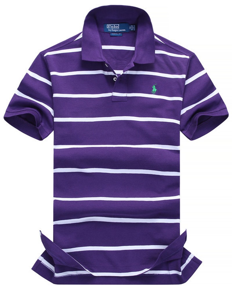 ראלף לורן-RALPH LAUREN POLO TSHIRT MEN'S SHORT DESGIN - Kingfisher Daisy & White