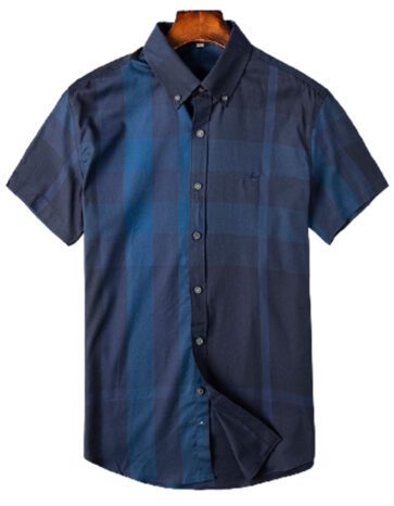 מעיל ברברי-BURBERRY BUTTON MEN - Navy Blue Mix