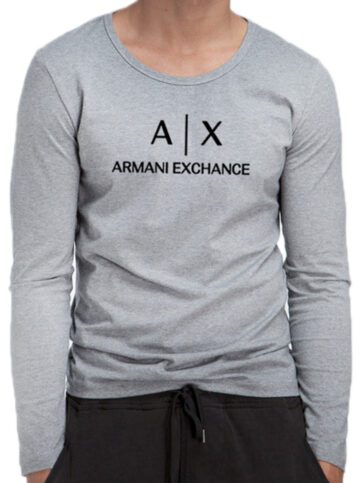 ארמני- ARMANI TSHIRT LONG MEN'S - Gray