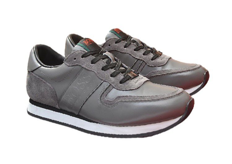 בוס-BOSS MEN'S SHOES - Hit Grey