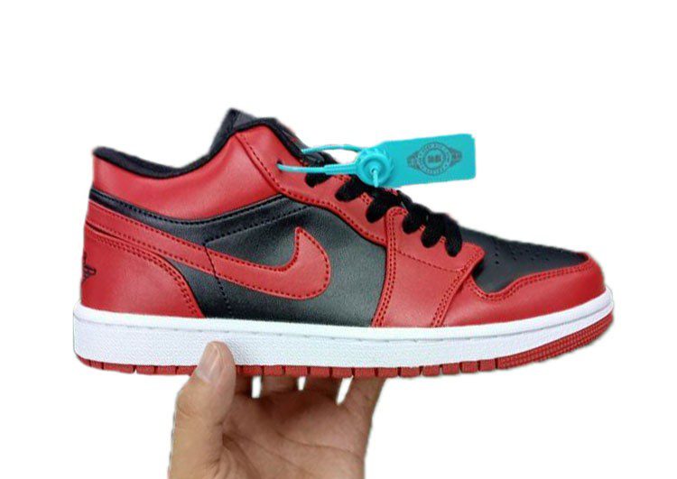 נעלי נייק-NIKE AIR MAX JORDAN HIGH -  Black & Indian Red