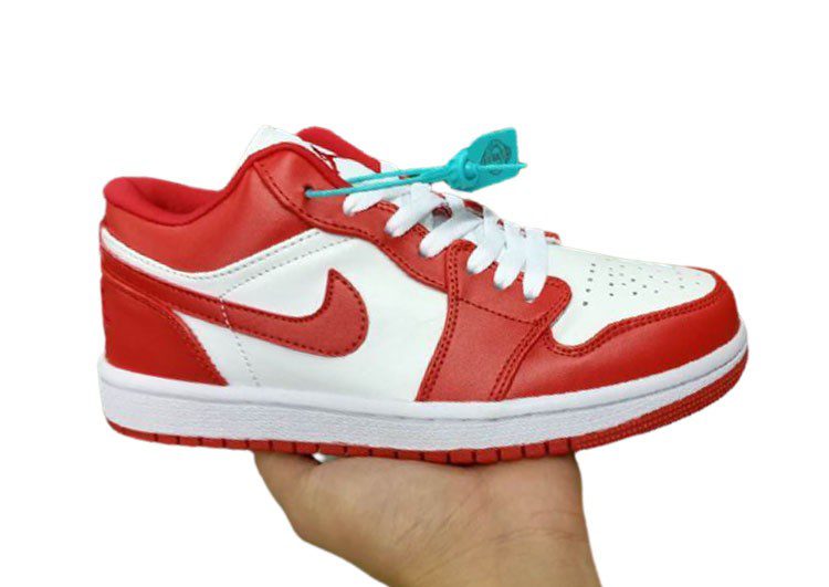 נעלי נייק-NIKE AIR MAX JORDAN HIGH -  Mahogany & White