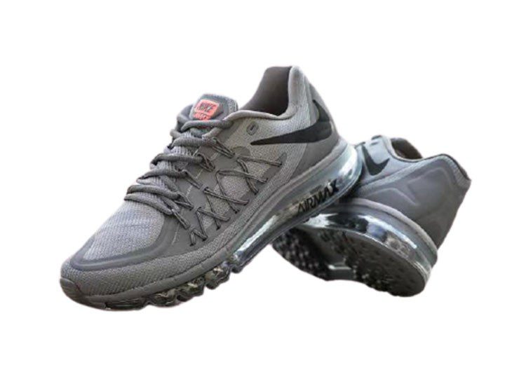 נעלי נייק-Nike Air Max 2015 - Storm Grey & Maire – תמונה 4