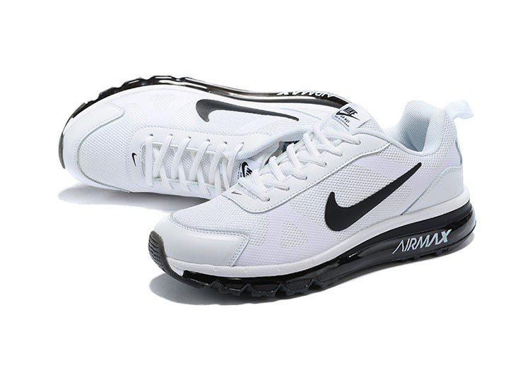 נעלי נייק-Nike Air Max 2020 - White Black Logo – תמונה 4