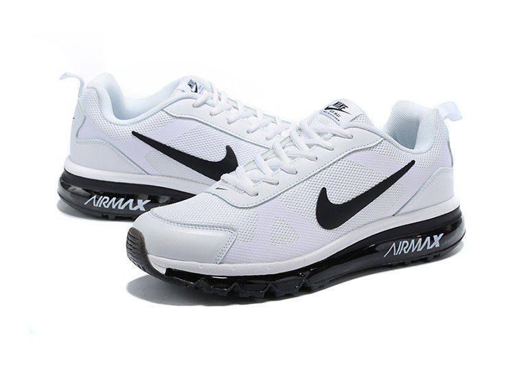 נעלי נייק-Nike Air Max 2020 - White Black Logo – תמונה 3