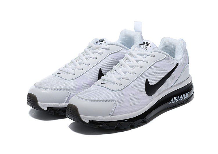 נעלי נייק-Nike Air Max 2020 - White Black Logo – תמונה 2