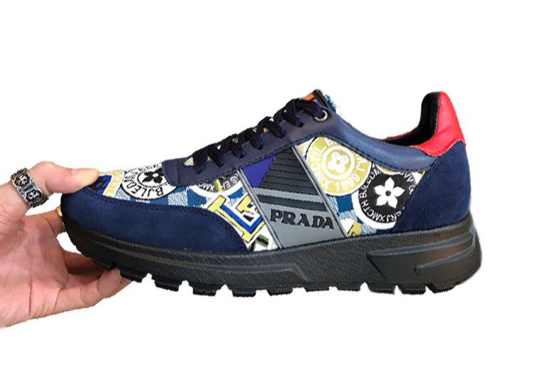 פראדה-PRADA SHOES MEN'S - Blue Whale Mix
