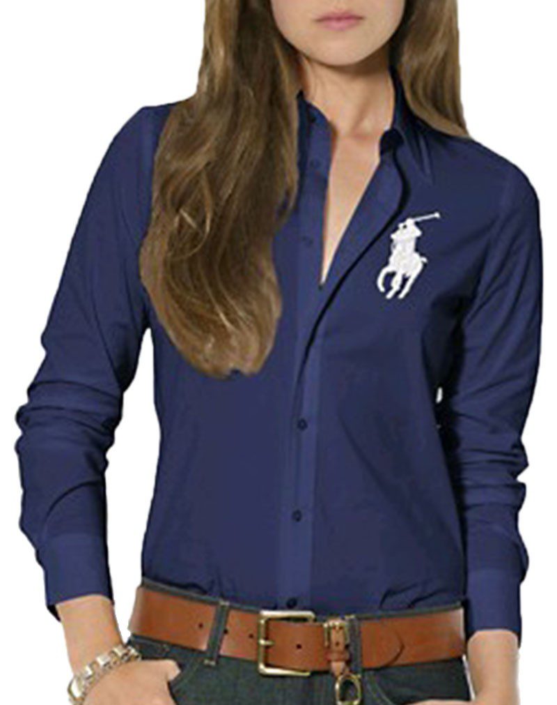 ראלף לורן-RALPH LAUREN SHIRT WOMEN - Gulf Blue