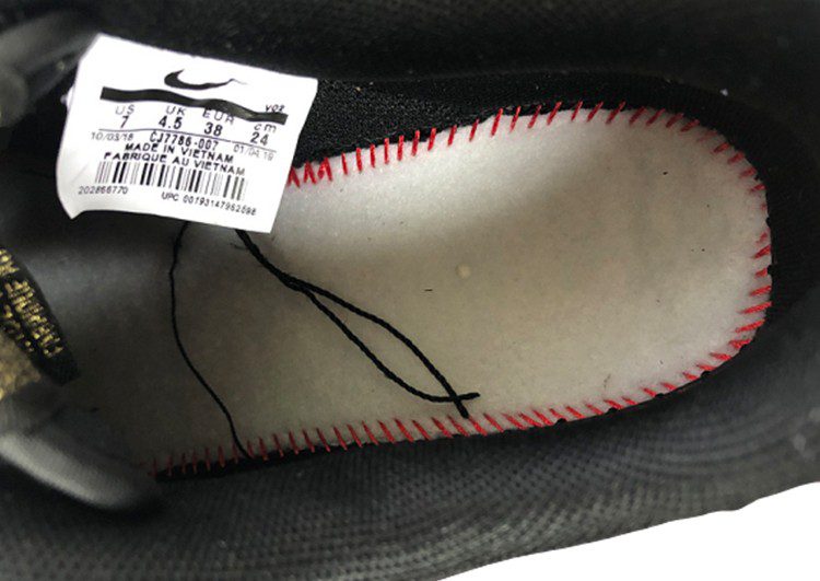 נעלי נייק -Nike Air Force 1 Low BOKARA GREY-GOLDEN GLOW – תמונה 9