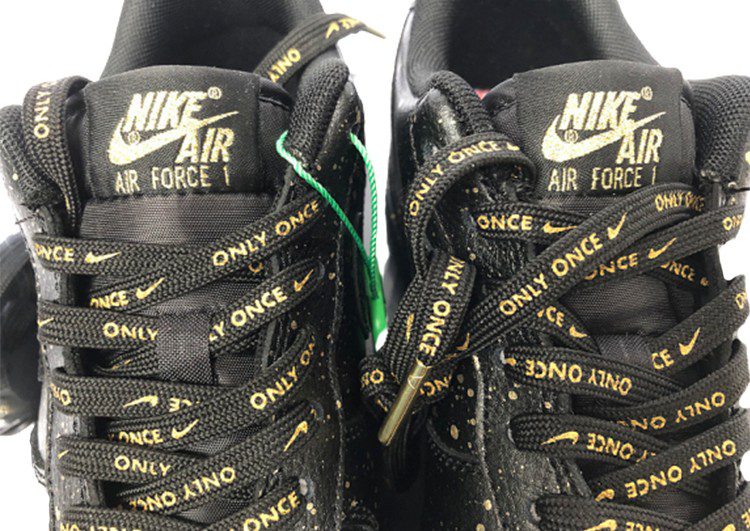 נעלי נייק -Nike Air Force 1 Low BOKARA GREY-GOLDEN GLOW – תמונה 6