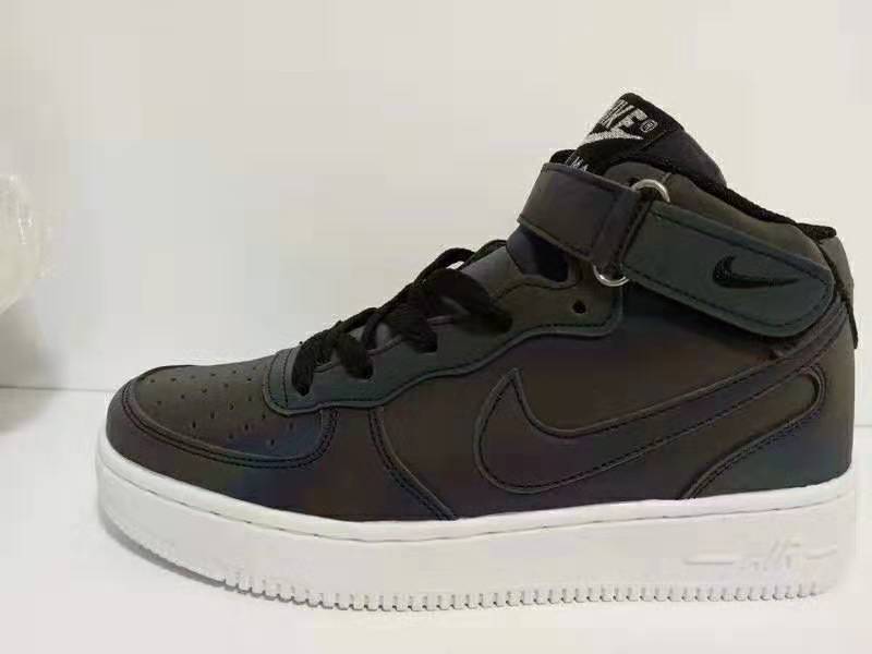 נעלי נייק-Nike Air Force 1 Low Black Magic – תמונה 4