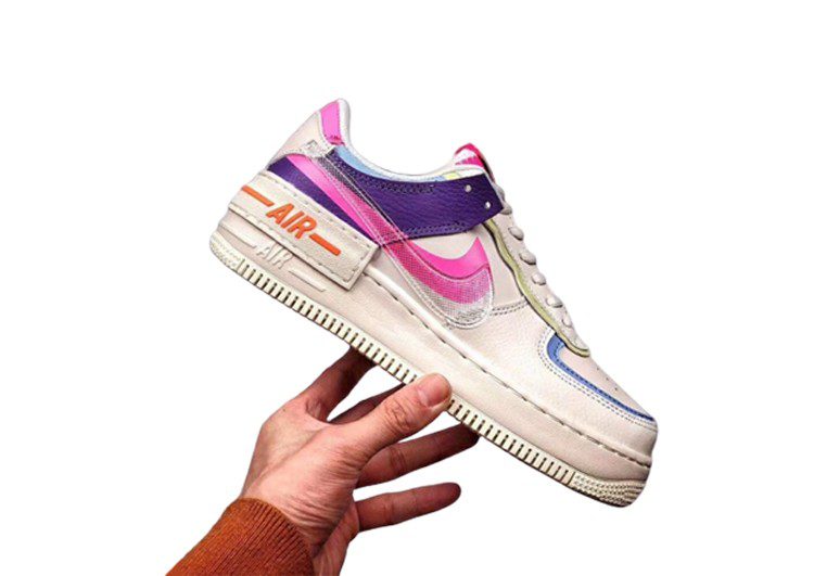 נעלי נייק -Nike Air Force 1 Low Blue Diamond-Brilliant Rose – תמונה 2
