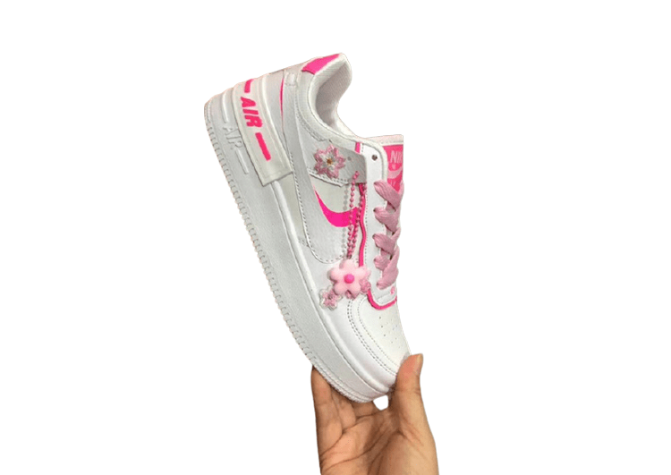 נעלי נייק-Nike Air Force 1 Low Concrete Violet Red – תמונה 2