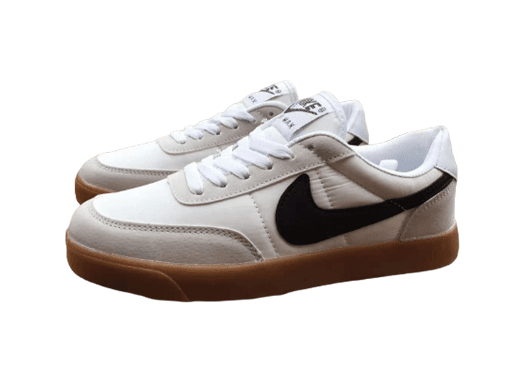 נעלי נייק-Nike Air Force 1 Low Light Grey Black – תמונה 2