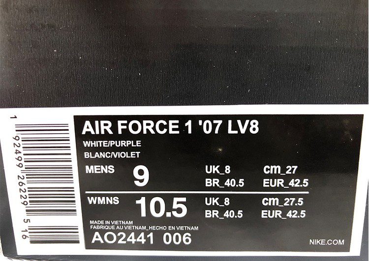 נעלי נייק -Nike Air Force 1 Low Midnight Blue-Jazzberry Jam – תמונה 7