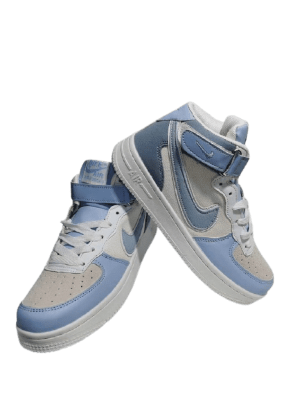 נעלי נייק-Nike Air Force 1 Low Rock Blue Cloudy – תמונה 3