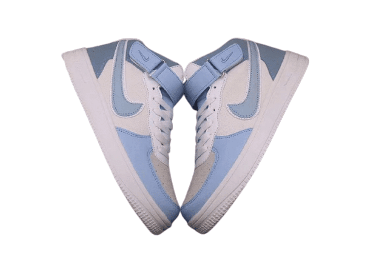 נעלי נייק-Nike Air Force 1 Low Rock Blue Cloudy – תמונה 4