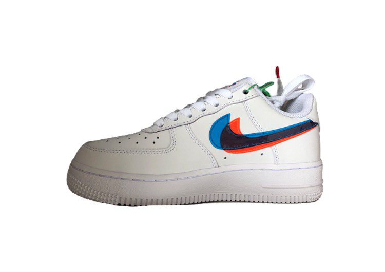 נעלי נייק -Nike Air Force 1 Low White-Red – תמונה 6
