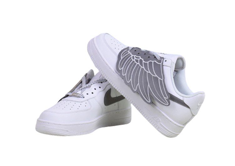 נעלי נייק -Nike Air Force 1 Low White-Spun Pearl – תמונה 13