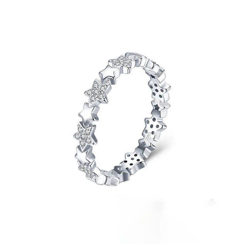 טבעת יוקרה-Silver Rings For Women Fine Jewelry Valentine's Day GIFT