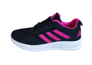 נעלי אדידס-Popcorn yards ADIDAS-Black & Deep Cerise