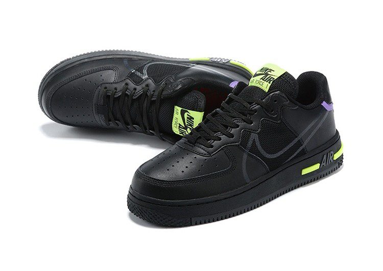 נעלי נייק -Nike Air Force 1 Low - Black Victoria & Atlantis – תמונה 2
