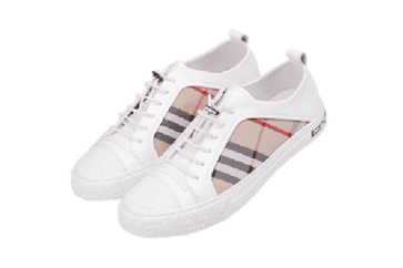 ברברי - BURBERRY SHOES - White & Cold Turkey