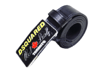 DSQUARED2 BELT-Black  Yellow &Red